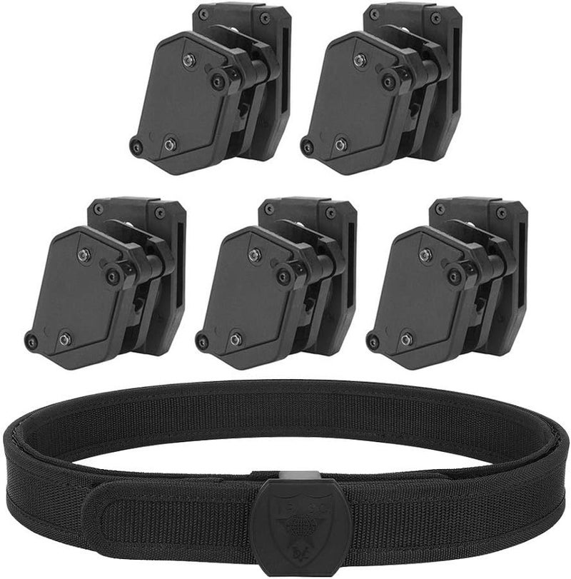 KRYDEX IPSC USPSA IDPA 3-Gun Competition Belt & 5 pcs Speed Pistol Mag Pouches - Image 1